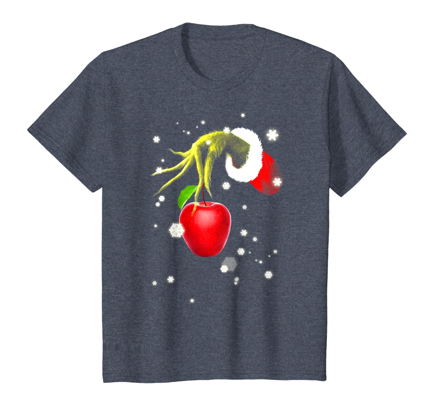 GRinch Hand Apple Teacher Gift T-Shirt Hoodies