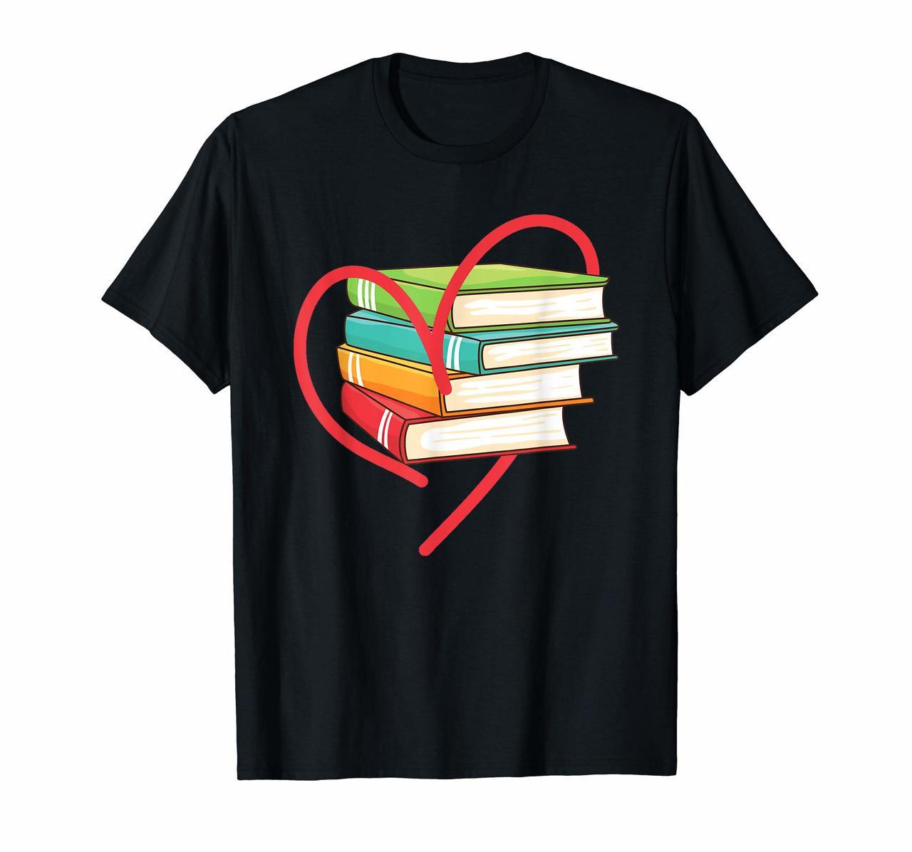 I Love Reading Heart Love Books Gift TShirt Library Bookworm Hoodies