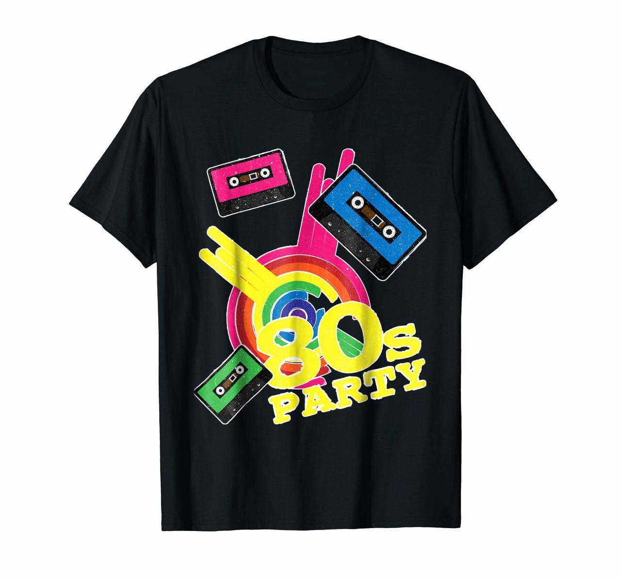 I Love The 80s Party T-Shirt Funny Retro Lovers Gift Idea Hoodies
