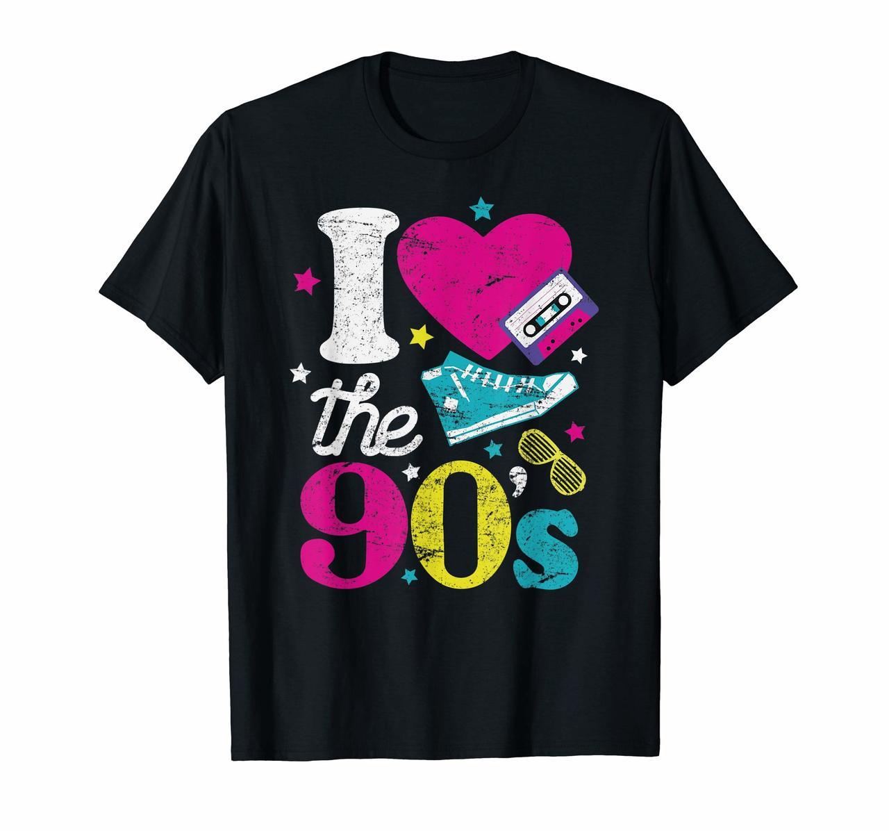 I Love the 90s Clothing Retro Nineties Apparel T-Shirt Hoodies