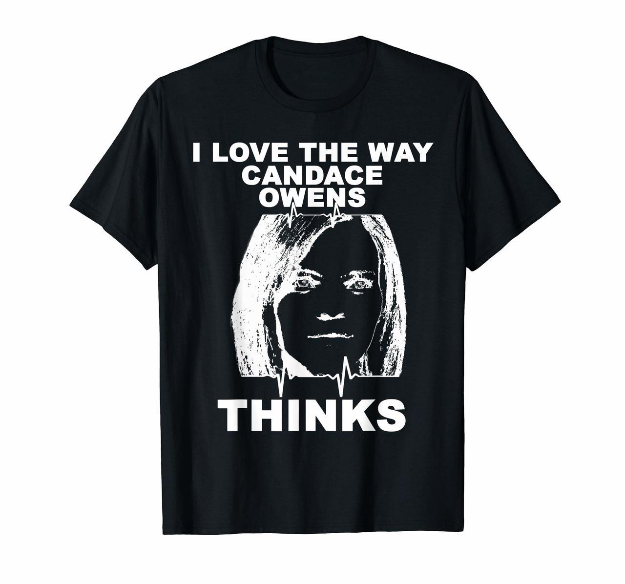 I Love The Way Candace Owens Thinks shirt Drawing TShirt Hoodies