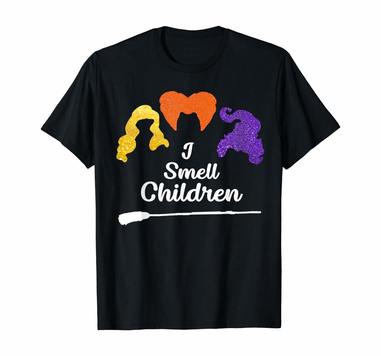 I Smell Kids Children TShirt Halloween Funny Costume Witches Hoodies