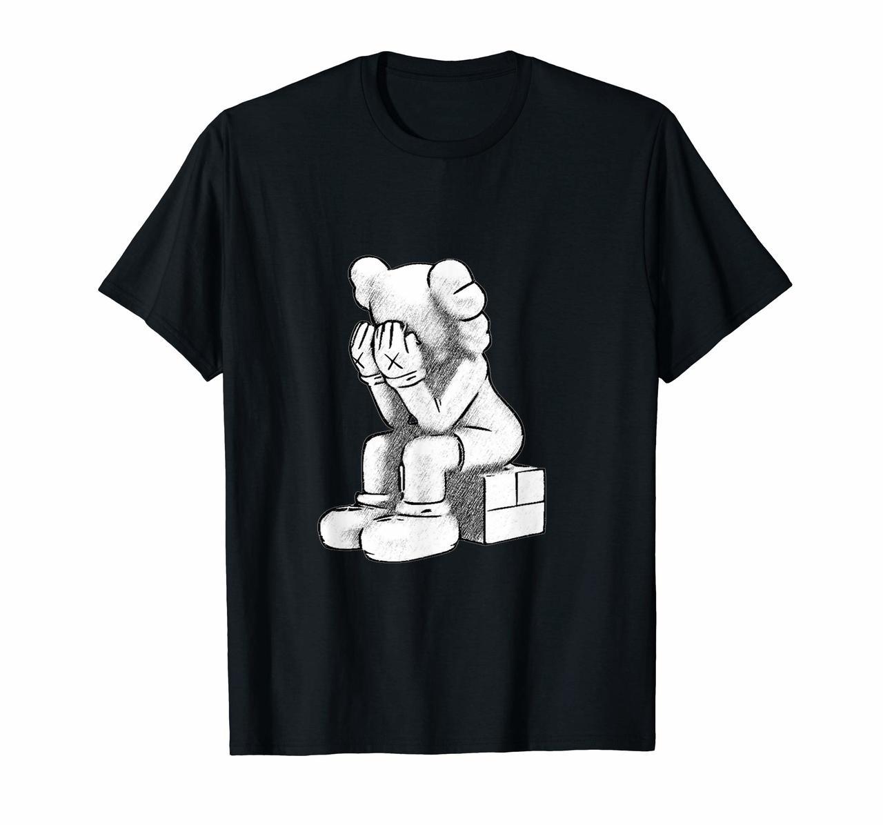KAWS Passing Through Statue Model 3D Art t-shirt tee Hoodies