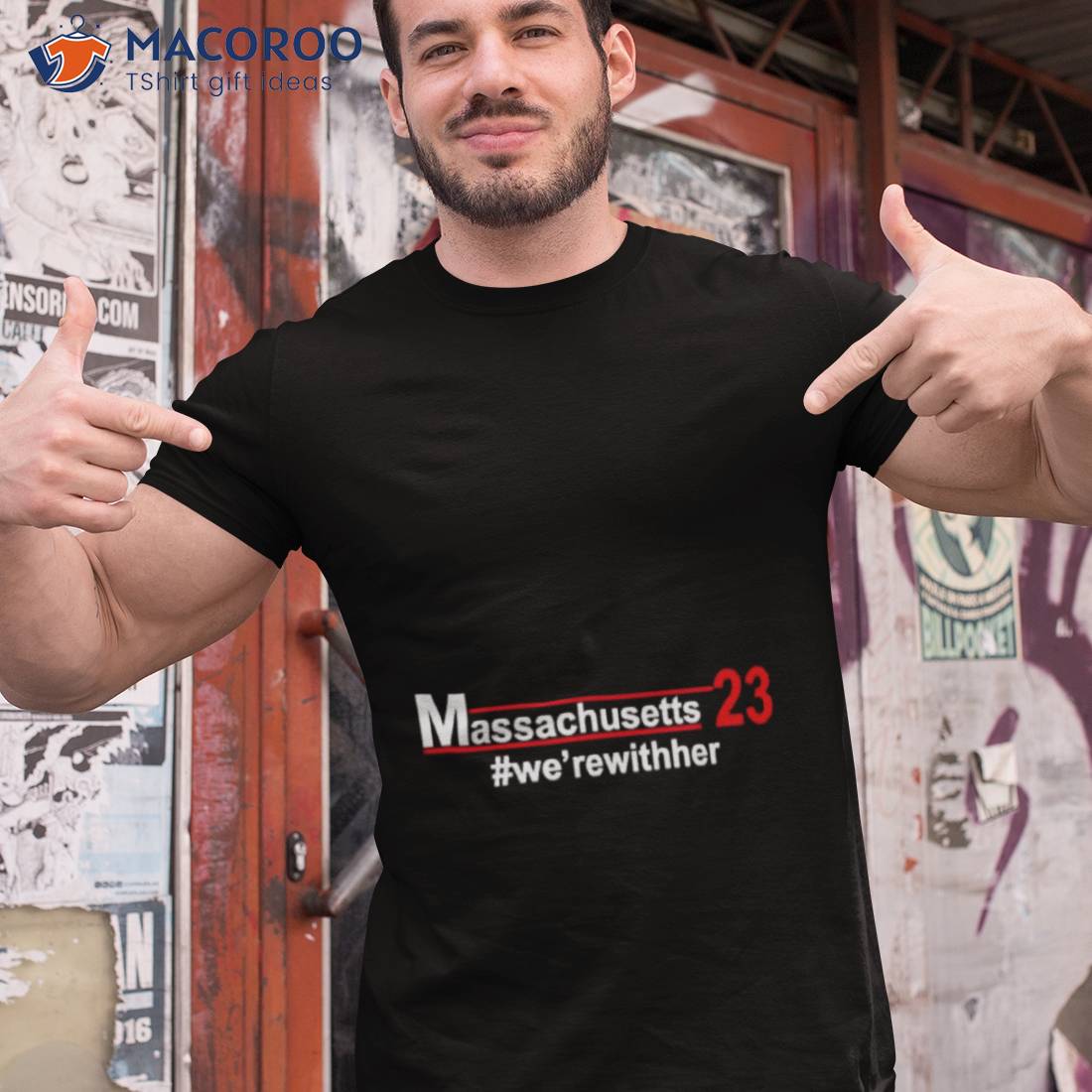 Massachusetts 23 We’rewither Shirt