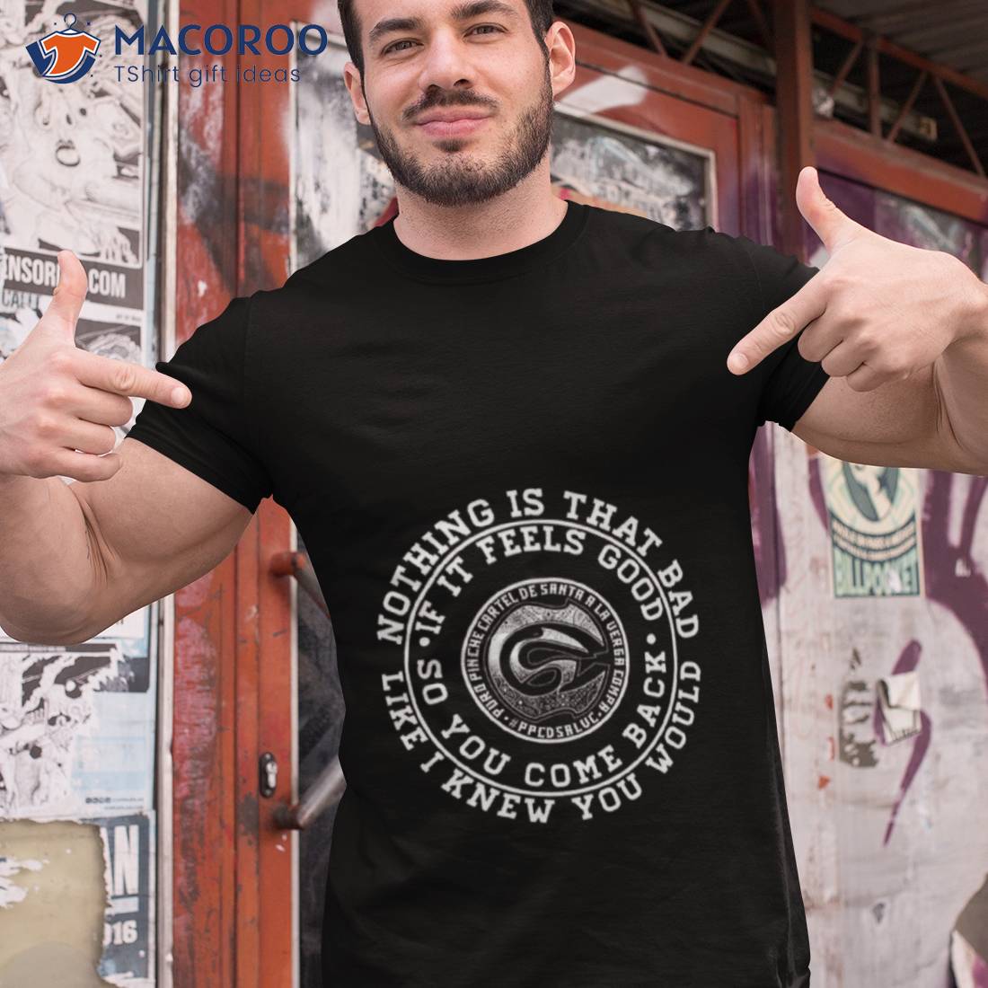 Nice Quote Tattoo From Cartel De Santa Mexican Rap Shirt