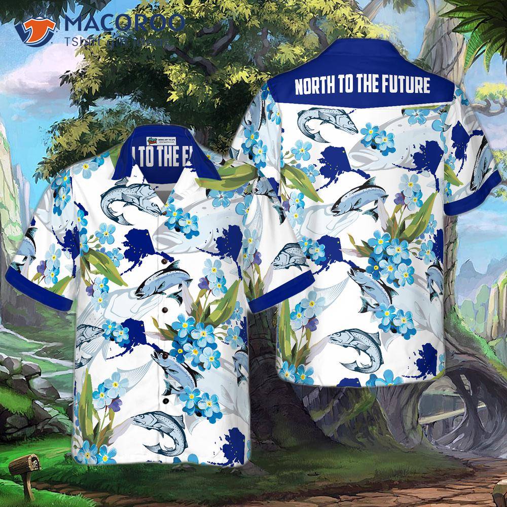 "north To The Future" Alaska Hawaiian Shirt