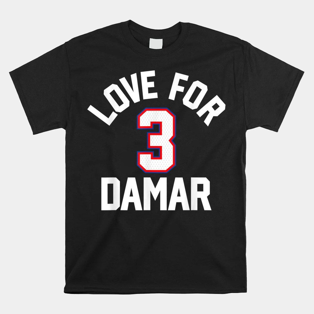 Official Love For Damar 3 We Are With You And Pray For Damar Shirt