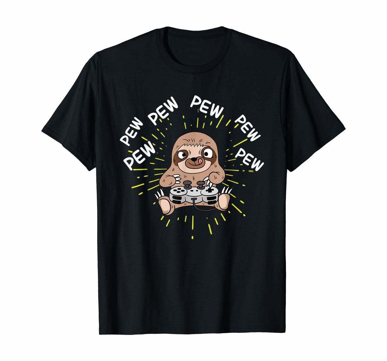 Pew Gamer Sloth T-Shirt Hoodies