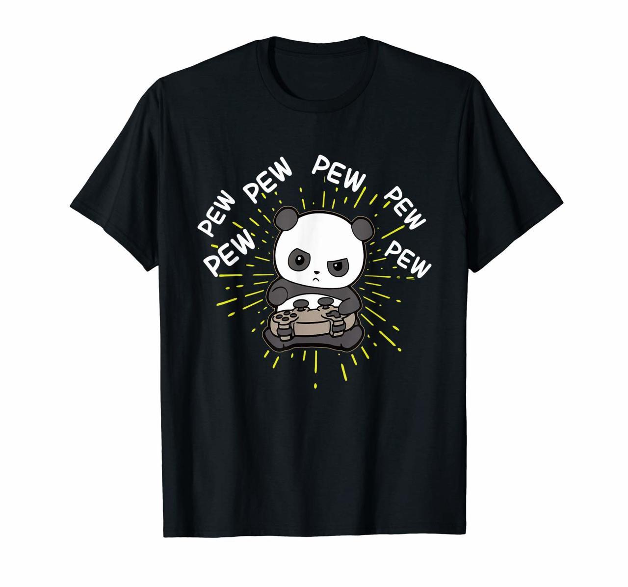 Pew Pew Gaming Panda Shirt Hoodies