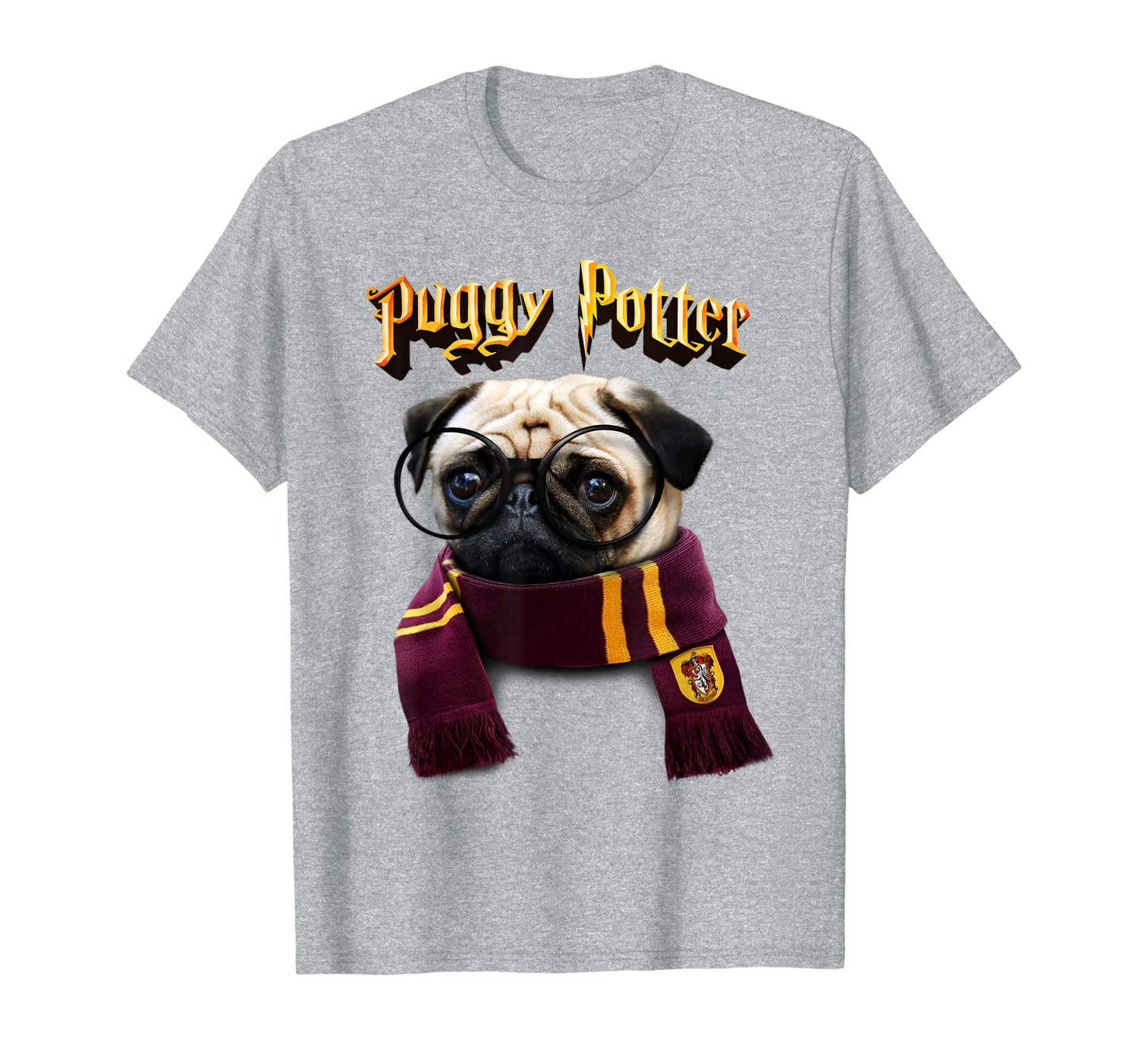 Puggy Potter magic wizard Pug Shirt - Funny Pug T-Shirt Hoodies