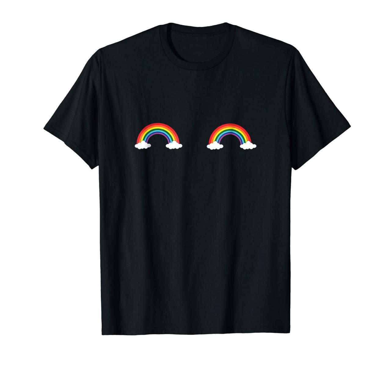 Rainbow boobs T-shirt Hoodies