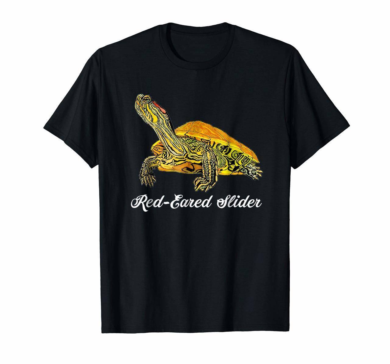 Red-Eared Slider Turtle Shirt - Gift For Turtle Lovers Hoodies