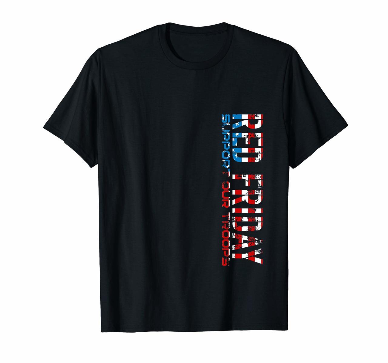 Red Friday Support Our Troops T Shirt For Veterans Hoodies