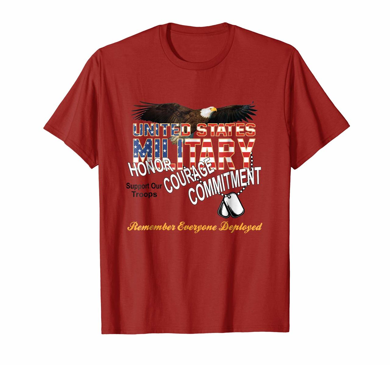 red Friday t shirt us flag support our troop men women Hoodies