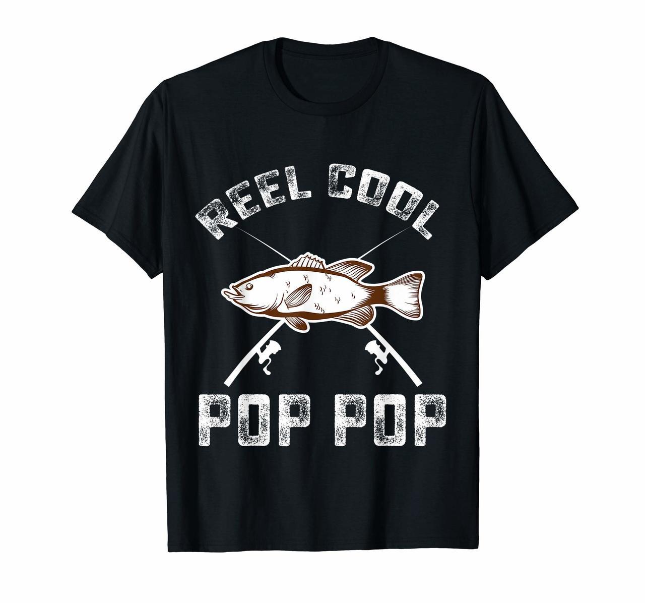 Reel Cool Pop Pop Shirt Fathers Day Gift Fishing Lover Hoodies