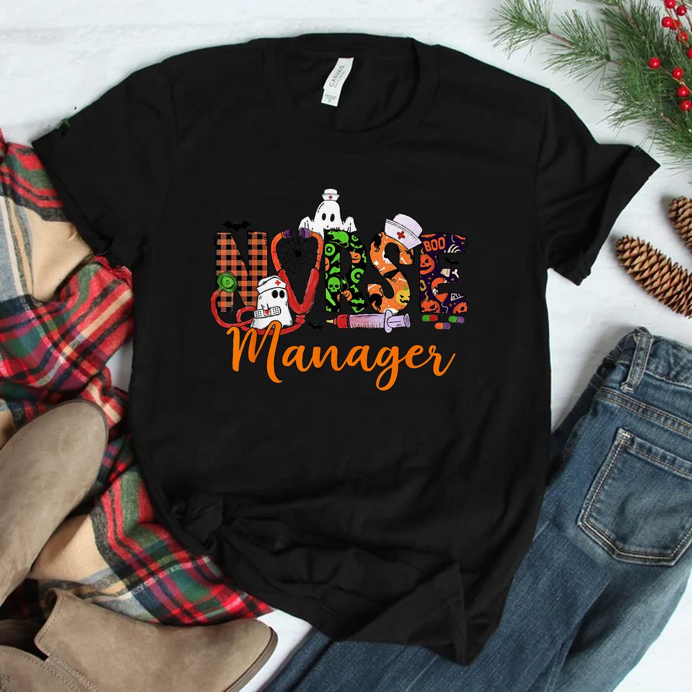 Stethoscope Nurse Manager Halloween Shirt
