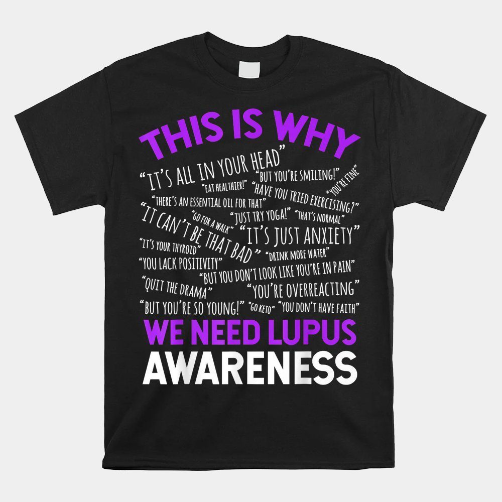 This Is Why We Need Lupus Awareness Shirt