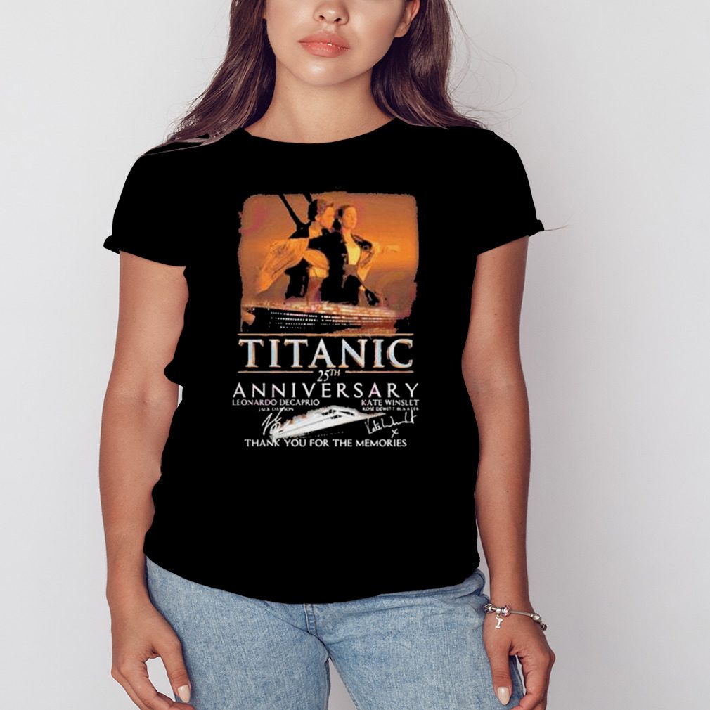 Titanic 25th Anniversary Thank You For The Memories T-Shirt