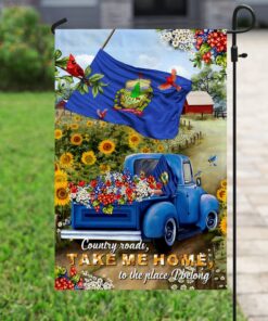 Vermont Country Roads Flag PSL166Fv14