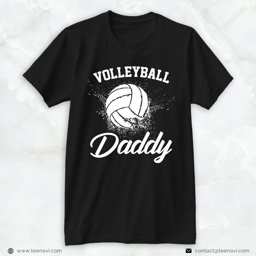 Volleyball Dad Shirt, Volleyball Daddy Volleyball BallShirt