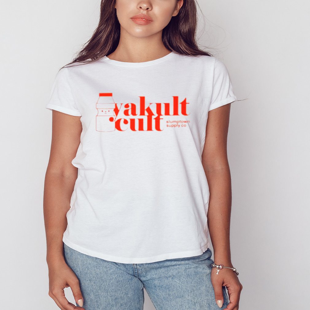 Yakult cult slumptown supply co shirt