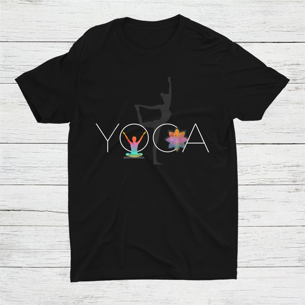 Yoga Meditation And Lotus Flower Relaxing Yogis Shirt