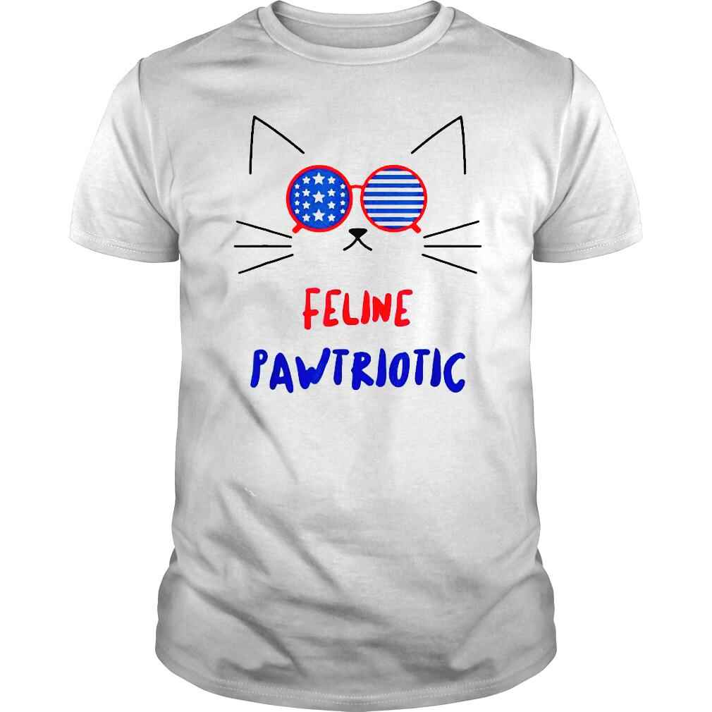 4th of july cat independence day patriot usa for cat lover shirt