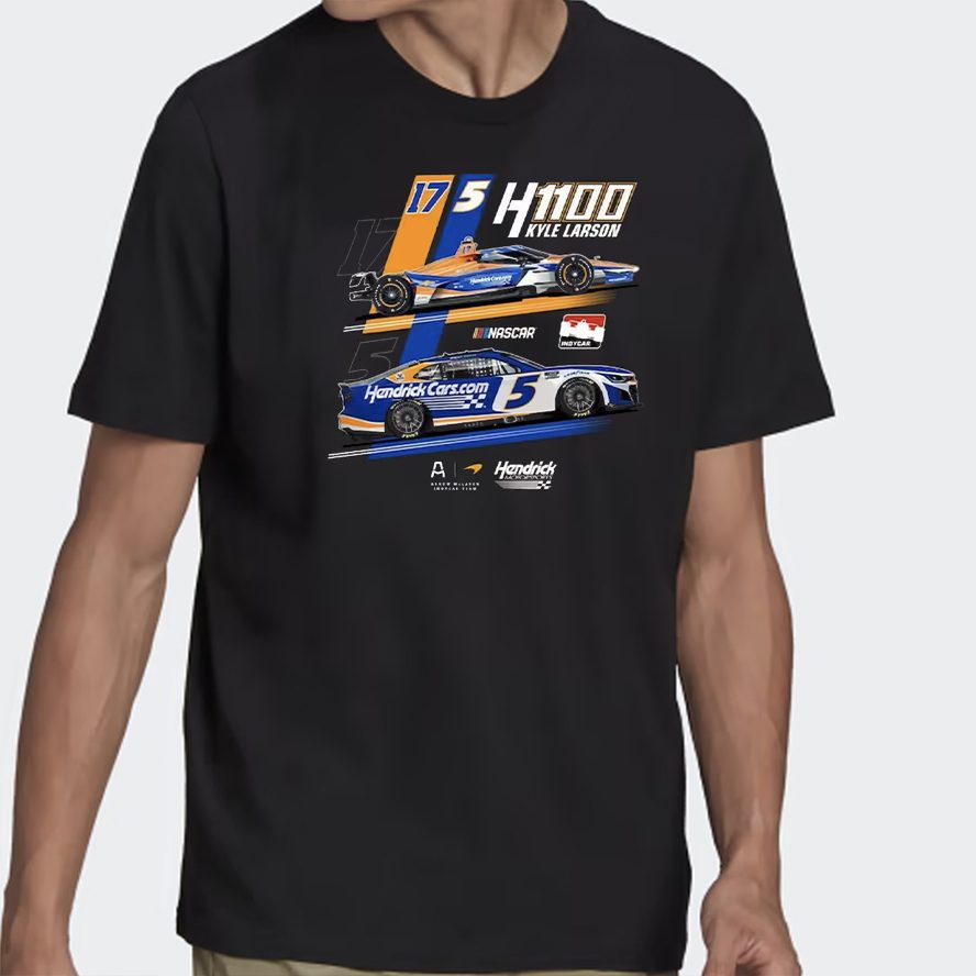 Hendrick Motorsports Kyle Larson 2024 H1100 Indy 500 Coke 600 T Shirts