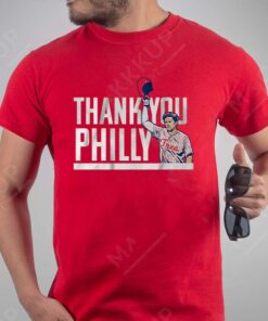 Trea Turner Thank You Philly TShirt