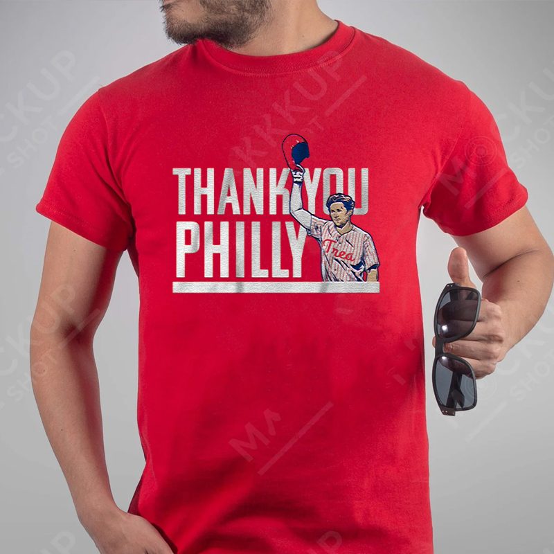 Trea Turner Thank You Philly TShirt