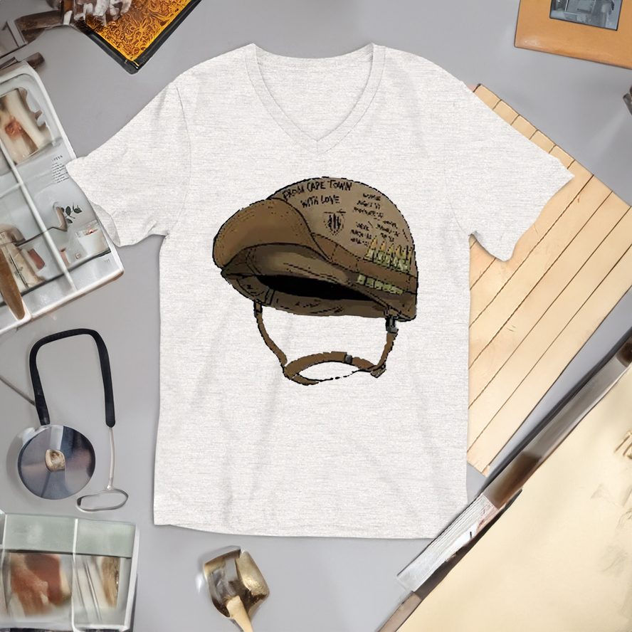 Veteran’s Helmet art t shirt