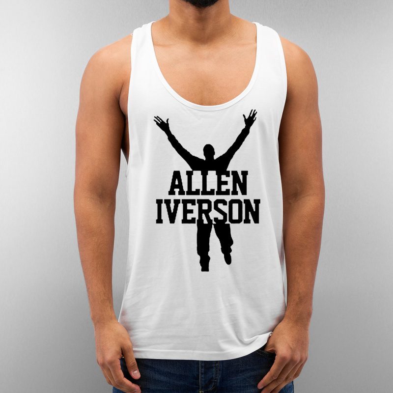 Allen Iverson Unisex Tank Top Cheap Custom