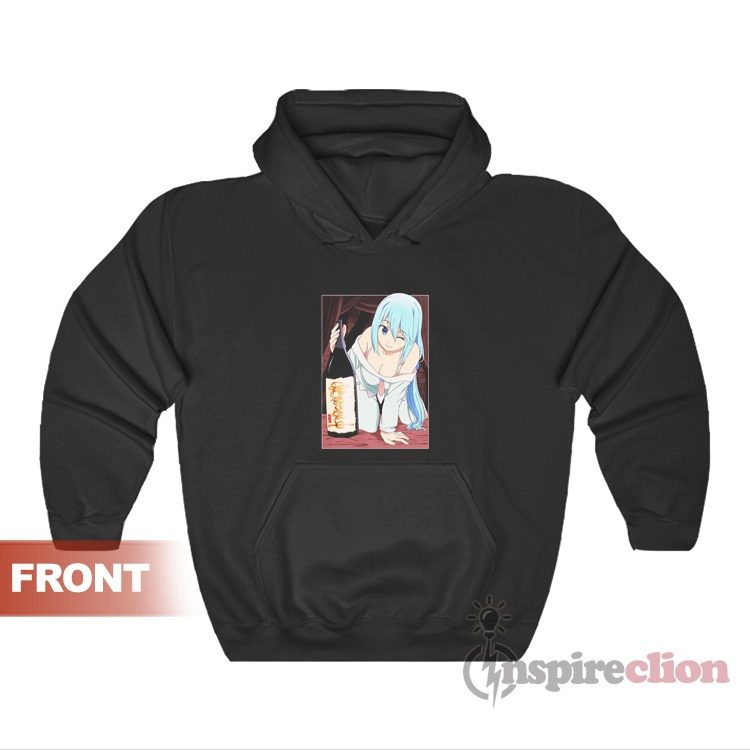 Anime Konosuba Aqua And Sake Hoodie