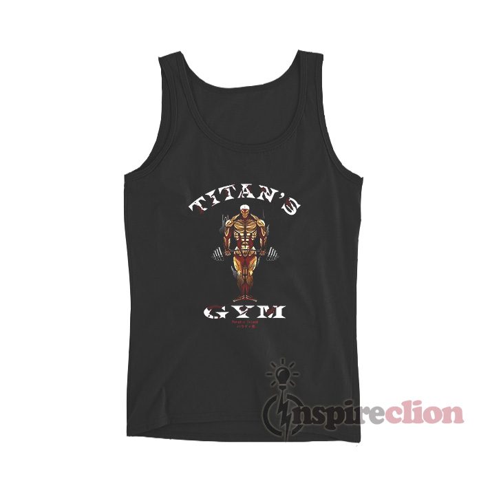 Attack On Titan Gym Armored Titan Tank Top