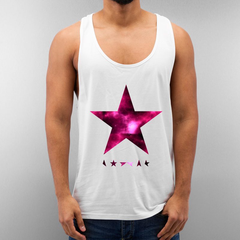 David Bowie face Unisex Tank Top Cheap Custom