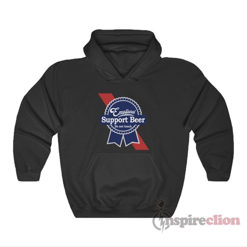 Emotional Support Beer Hoodie