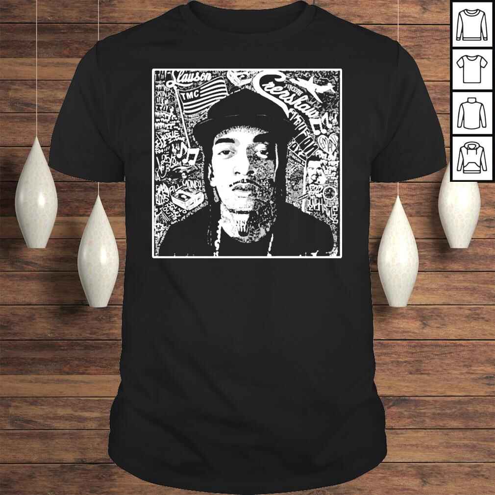 Front office sports lebron james nipsey hussle the great vol 1 shirt
