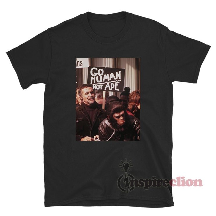 Human Made Go Human Not Ape T-Shirt