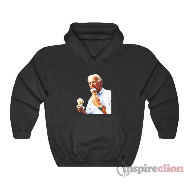 Joe Biden Eating Ice Cream Hoodie