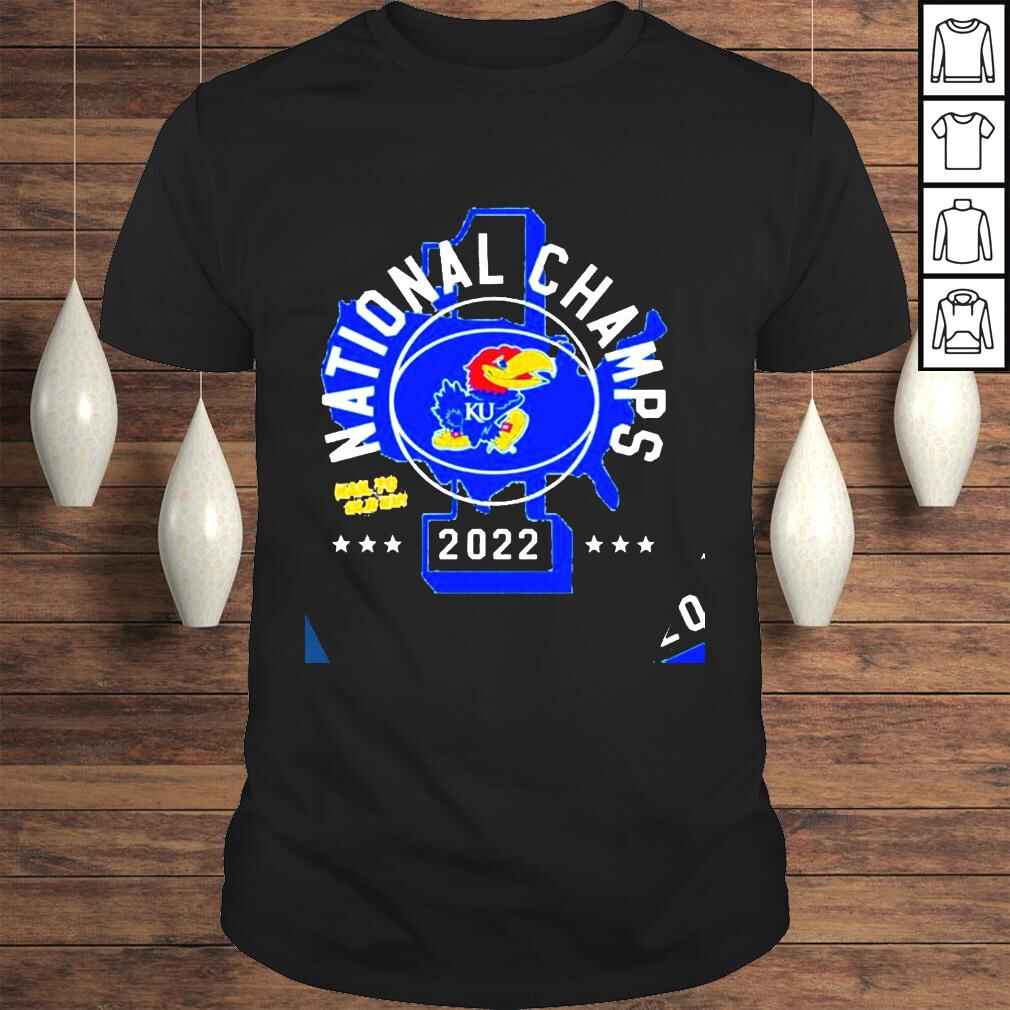 Kansas Jayhawks National Champs 2022 Hail To Old KU number 1 shirt
