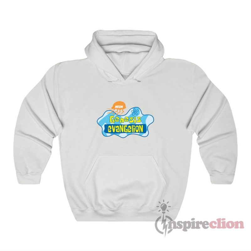 Neon Genesis Evangelion X SpongeBob SquarePants Hoodie