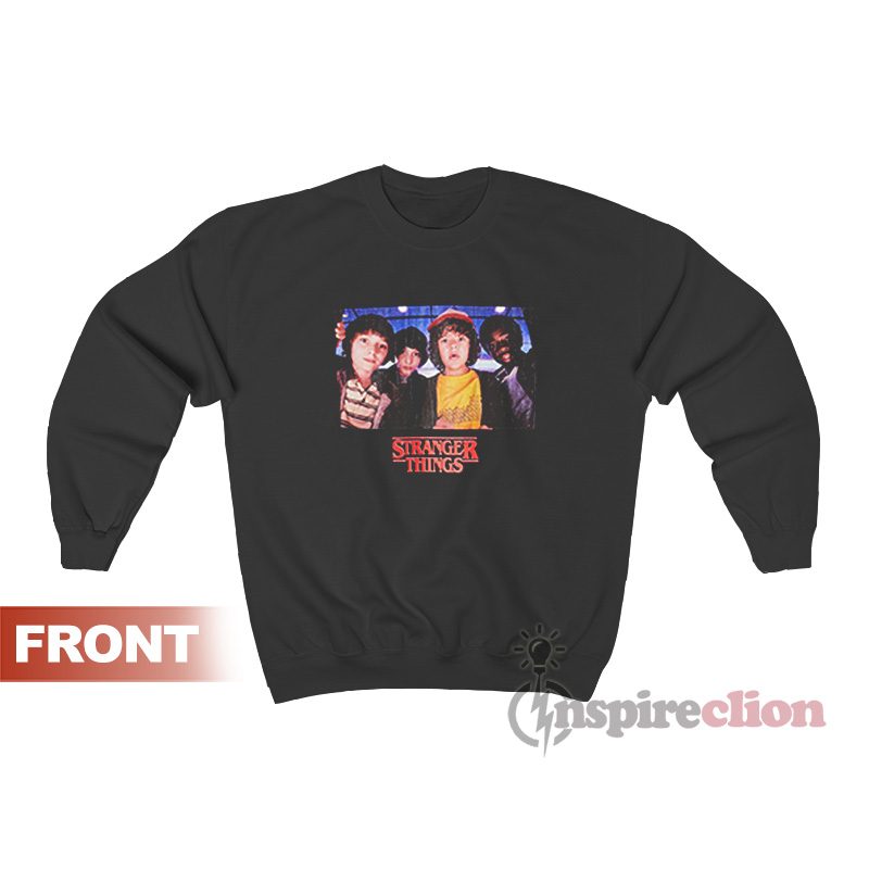 Netflix Stranger Things Character Photo Sweatshirt