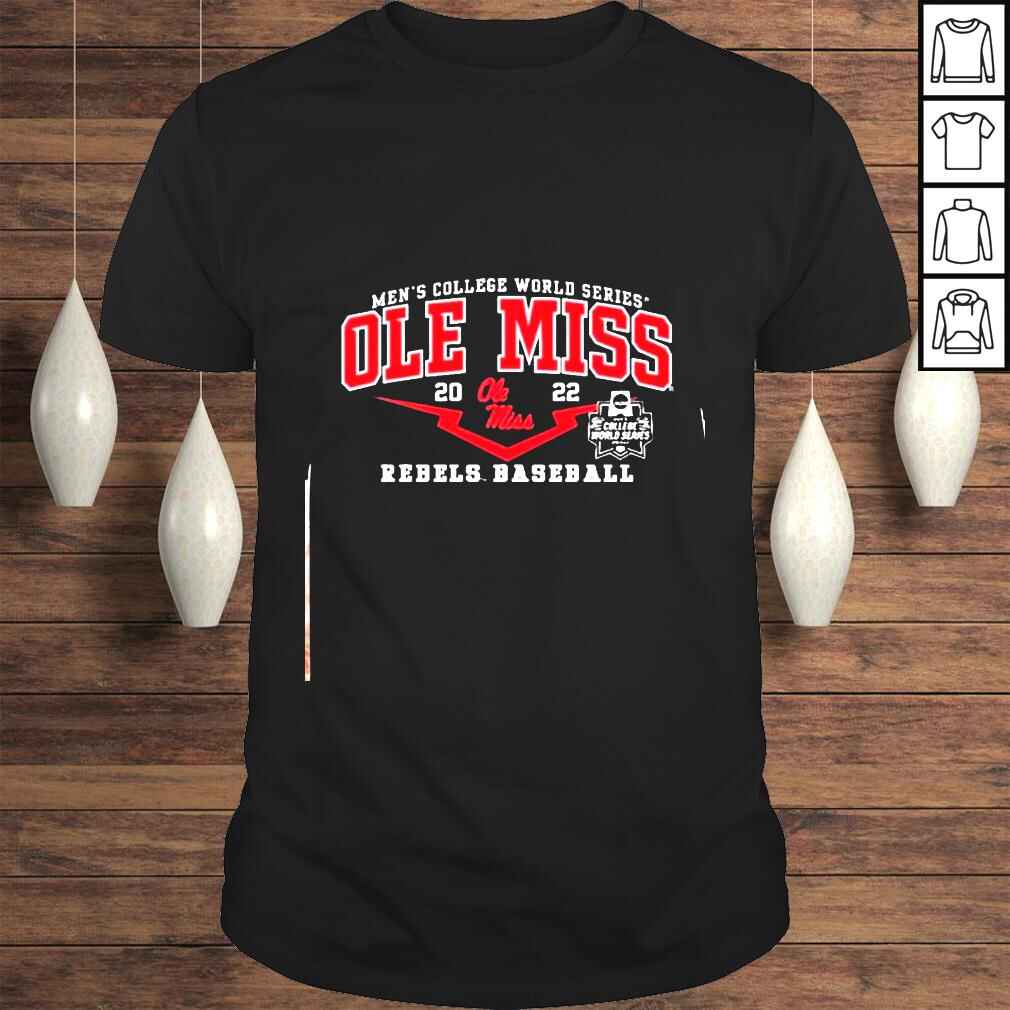 Ole Miss Rebels Baseball T Shirt 2022