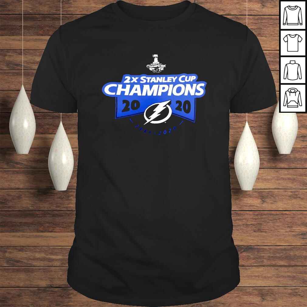 Tampa Bay Lightning 2Time Stanley Cup Champions shirt