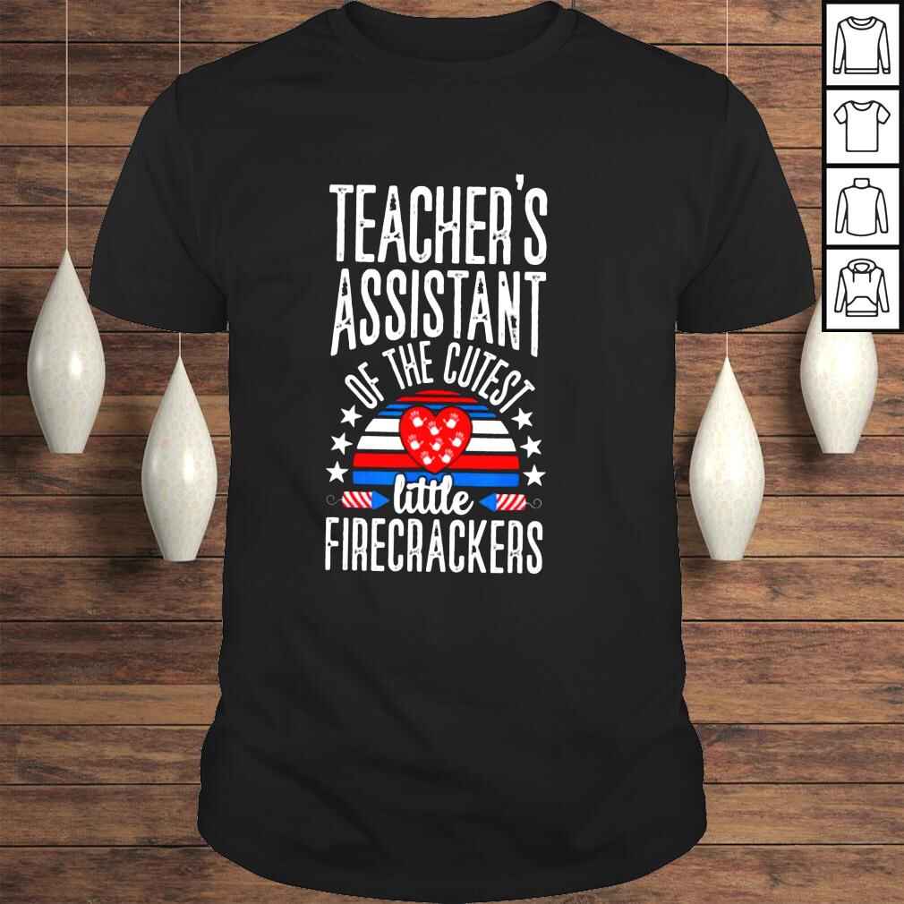 Teacher assistant 4th of july teacher aide appreciation shirt
