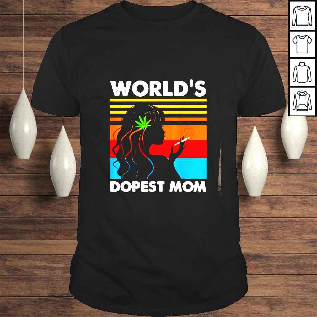 World’s Dopest Mom Weed Soul Cannabis Vintage shirt
