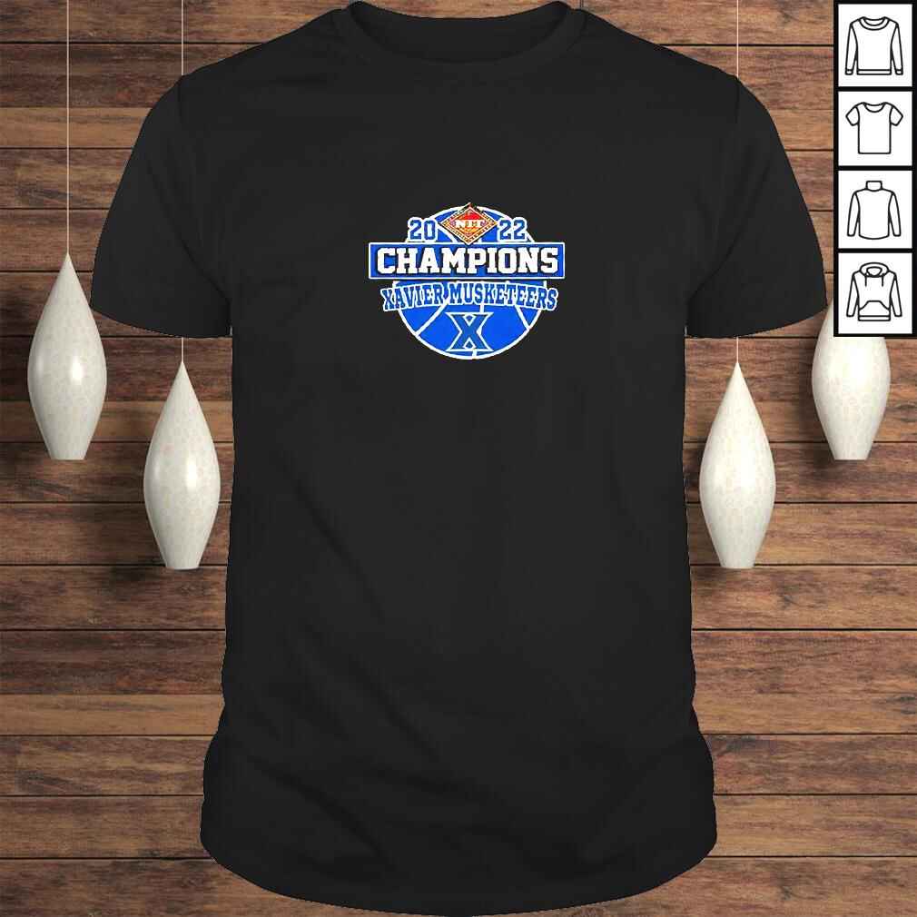 Xavier Musketeers Wins NIT 2022 Champions NBA TShirt