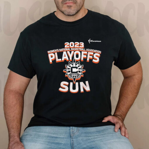 Connecticut Sun Stadium Essentials 2023 Wnba Playoffs Dust T-Shirts
