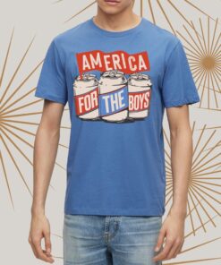 For the boy beer can usa pocket t-shirts