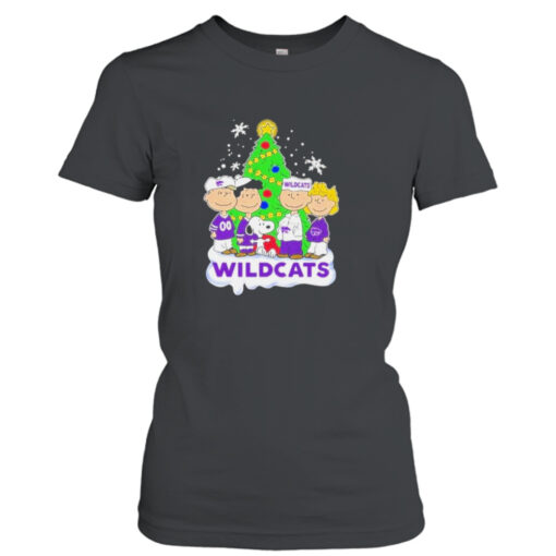 The Peanuts Characters K-State Wildcats Christmas 2023  T-Shirt Hoodie